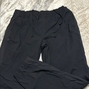 Eddie Bauer Guide Pro pull on fleece lined  joggers black size 12